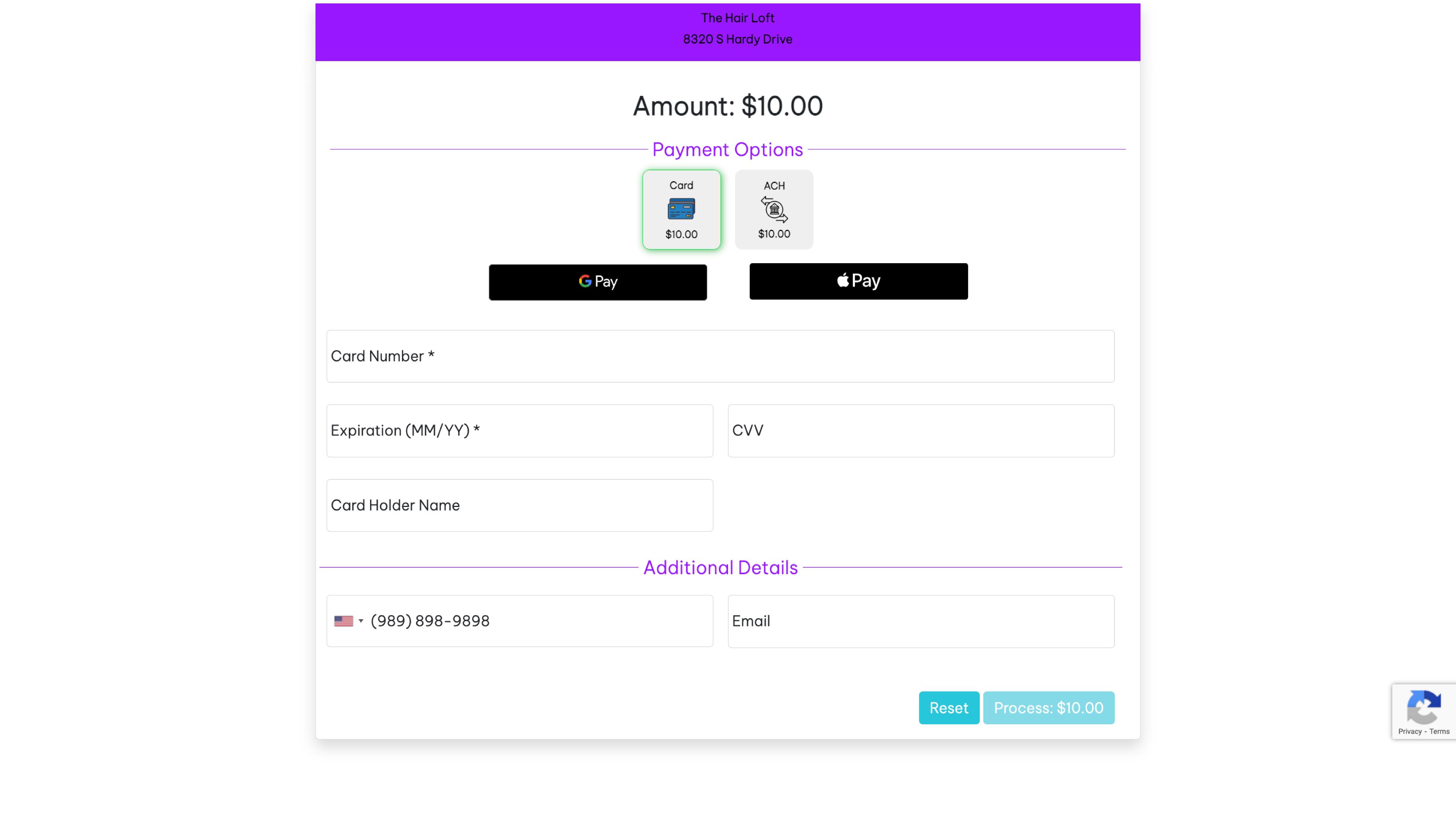 iPOSpays Redirect Page Payment